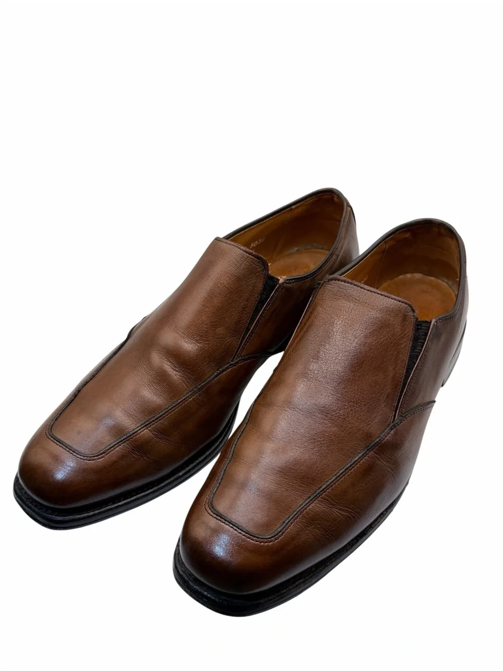 Allen Edmonds Milford Slip-On Dress Shoes Brown Leather Men’s 10D USA